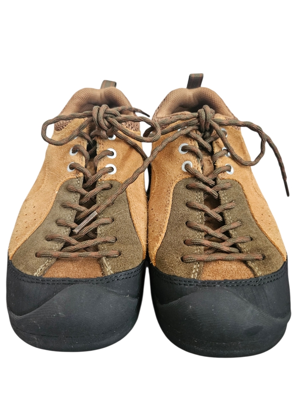 KEEN Jasper Suede Lace Up Approach Shoes Brown Olive Black – Size Tag Missing